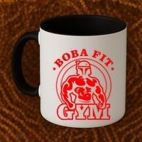 Boba Fit Fat Bodybuilding Gym Coffee Mug thumb 2