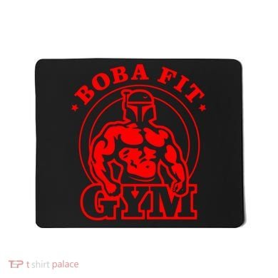 Boba Fit Fat Bodybuilding Gym Mousepad