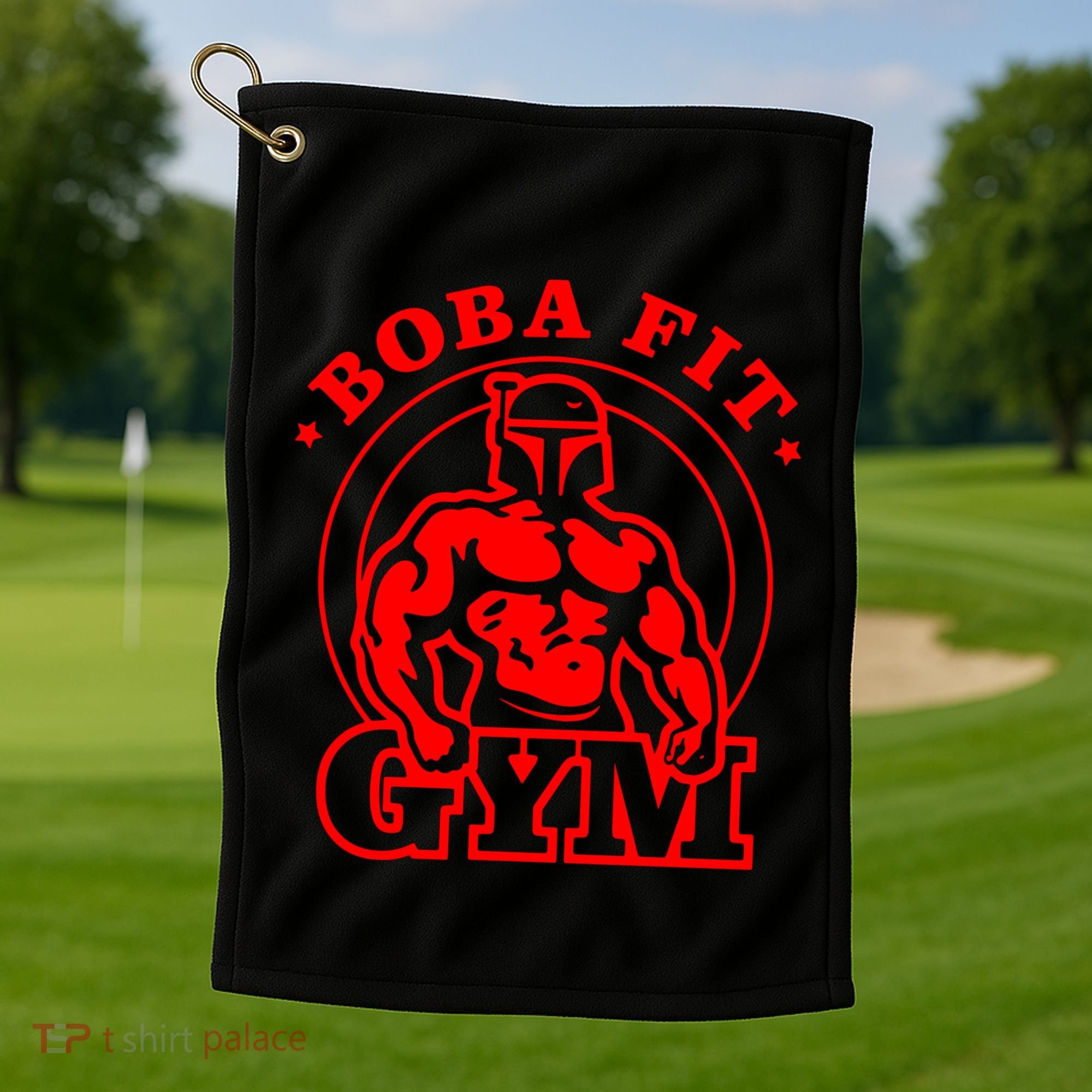 Boba Fit Fat Bodybuilding Gym Golf Towel