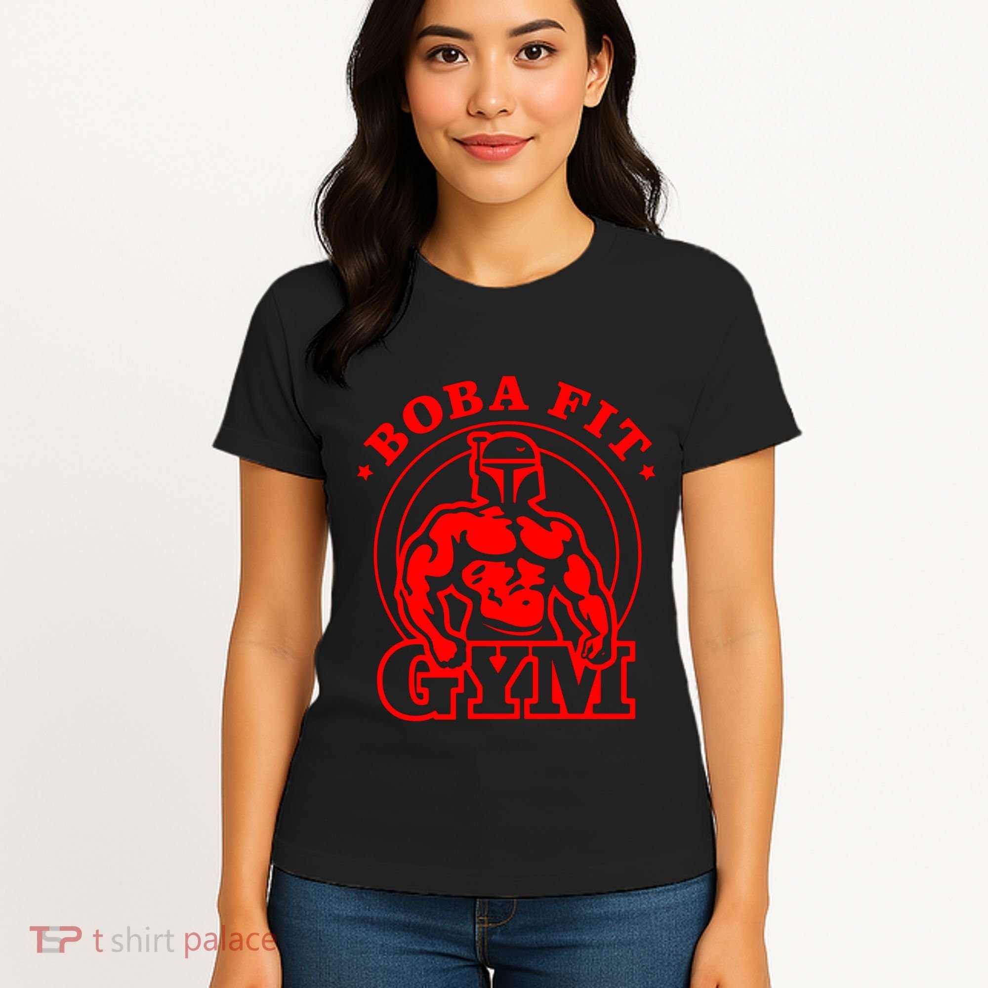 Boba Fit Fat Bodybuilding Gym Women's T-Shirt