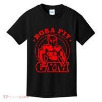Boba Fit Fat Bodybuilding Gym Kids T-Shirt thumb 0
