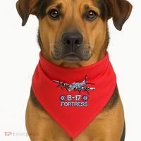 B17 Flying Fortress Bomber USA-Made Doggie Bandana thumb 1