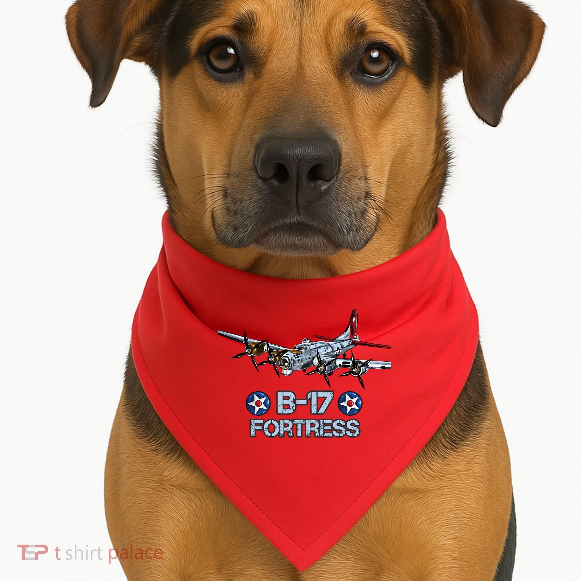 B17 Flying Fortress Bomber USA-Made Doggie Bandana
