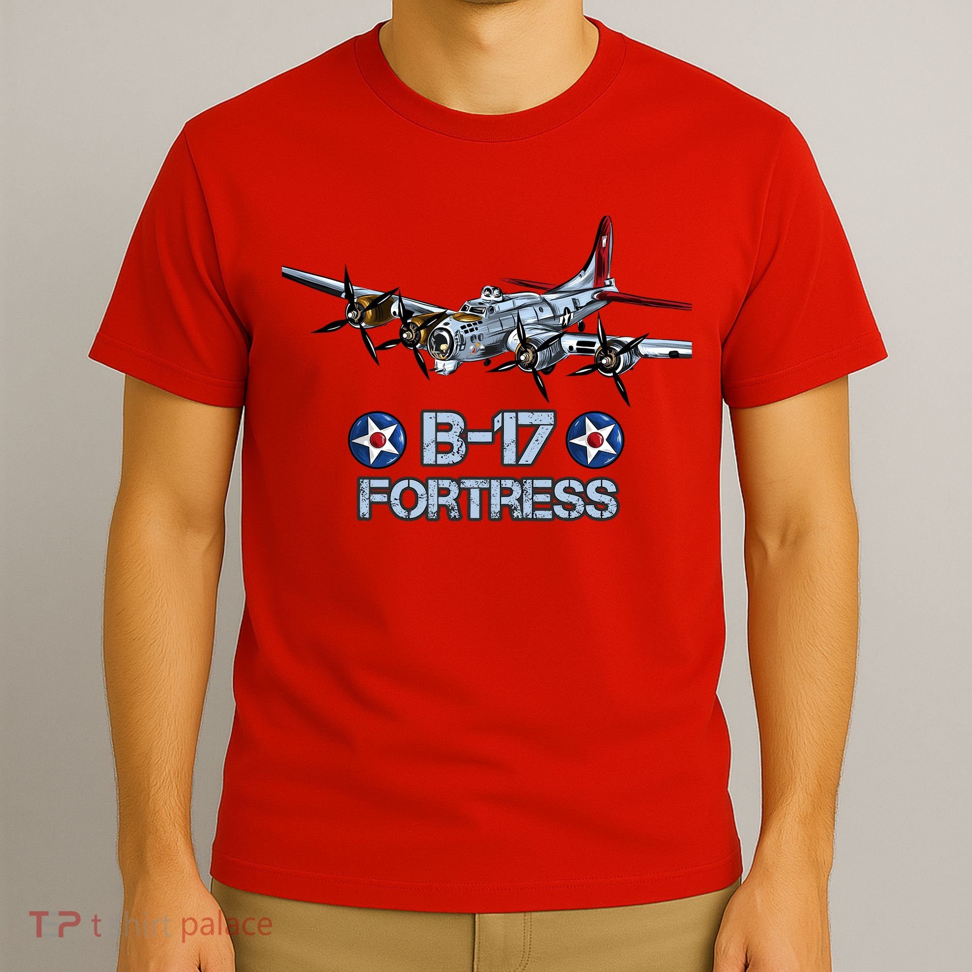 B17 Flying Fortress Bomber T-Shirt