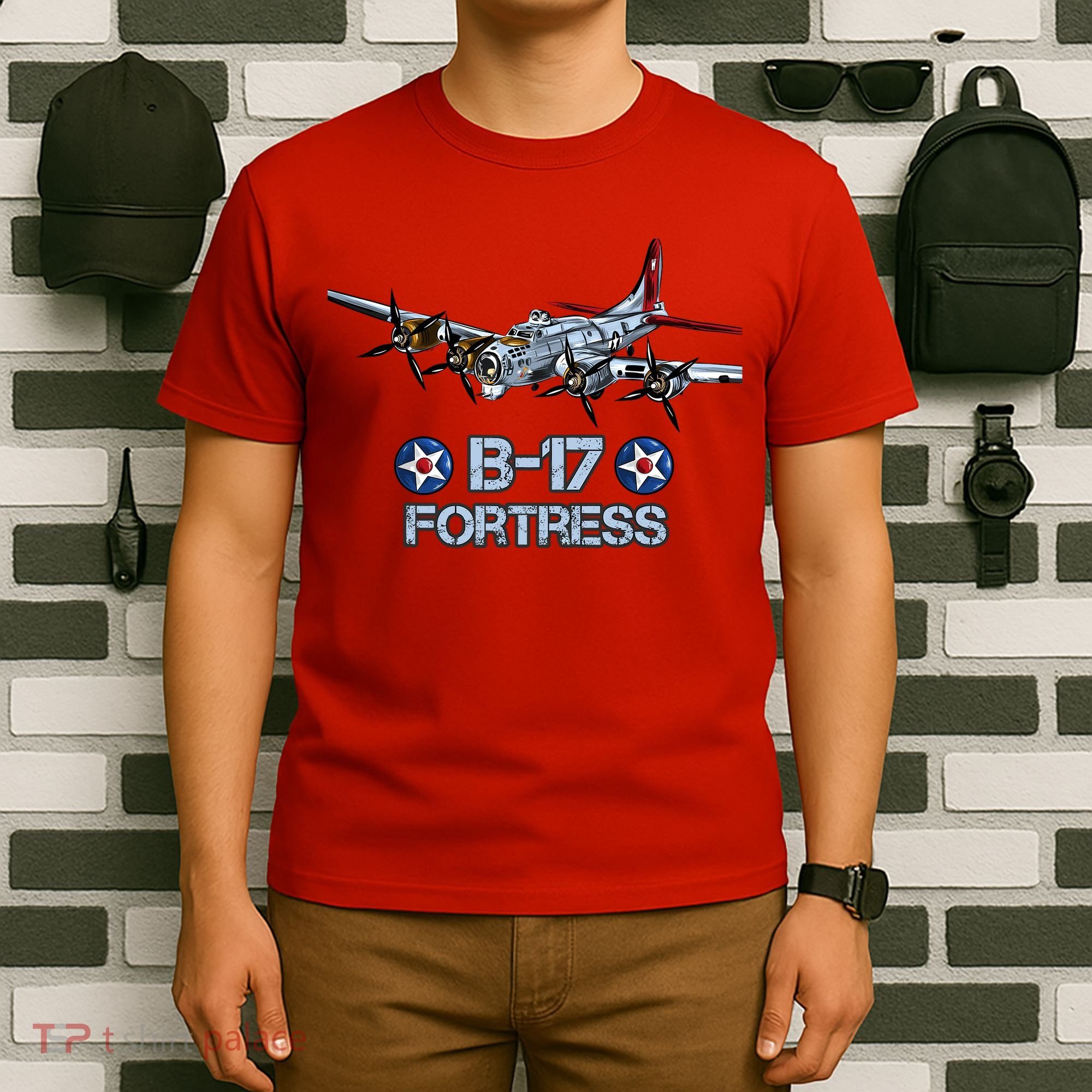 B17 Flying Fortress Bomber T-Shirt