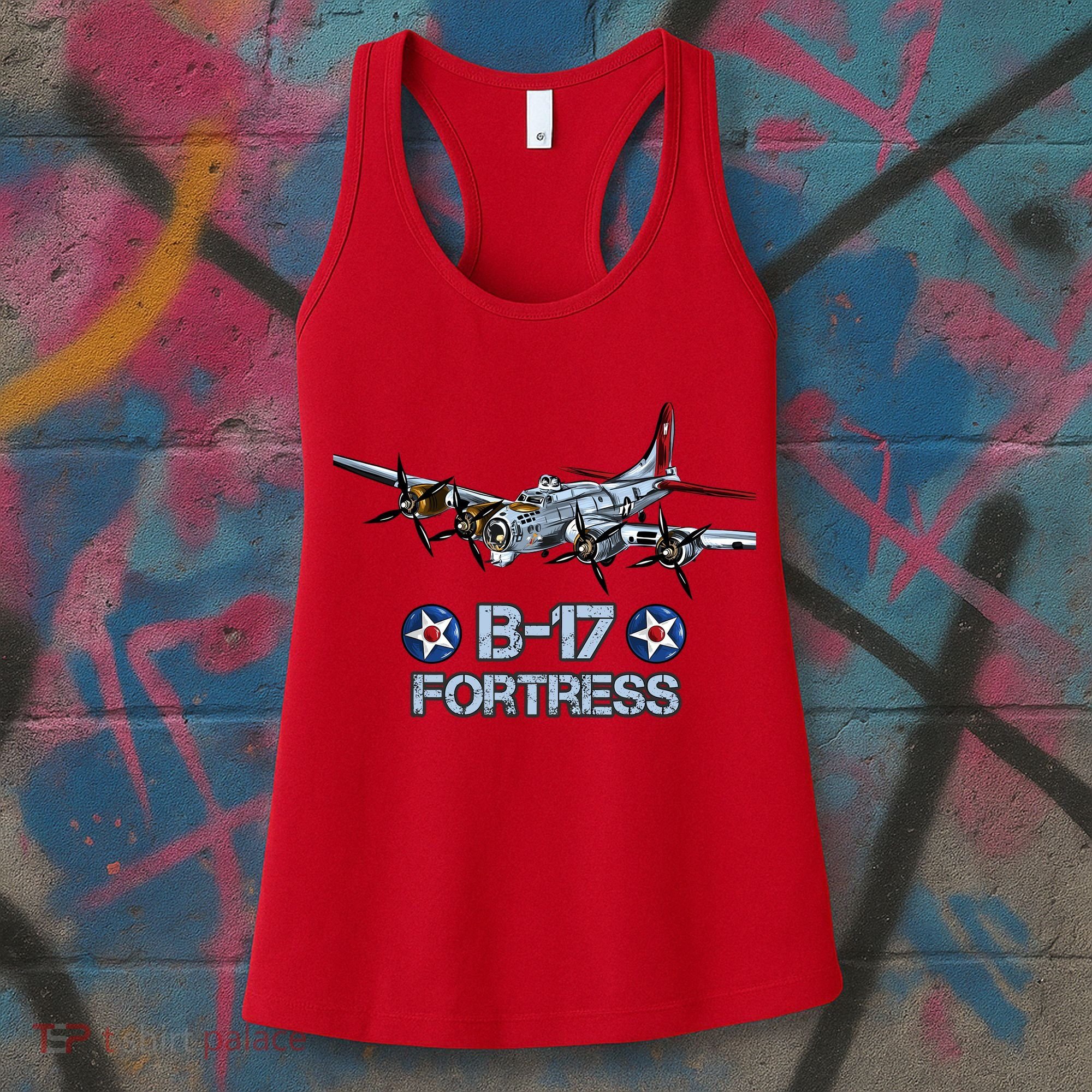 B17 Flying Fortress Bomber Women's Tank Top