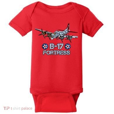 B17 Flying Fortress Bomber Baby Bodysuit
