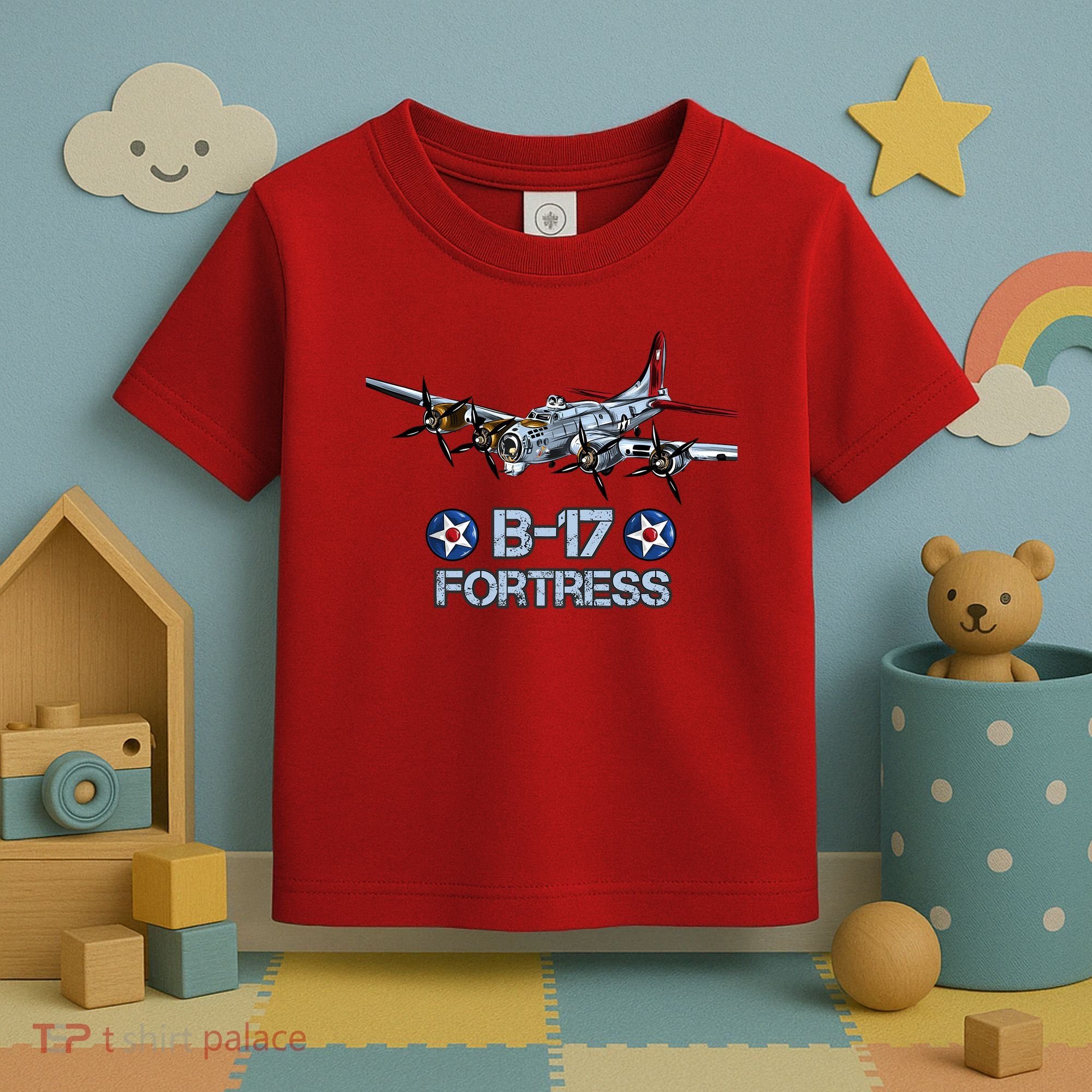 B17 Flying Fortress Bomber Toddler T-Shirt