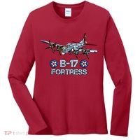 B17 Flying Fortress Bomber Women's Long Sleeve Shirt thumb 0