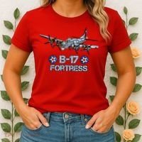 B17 Flying Fortress Bomber Women's T-Shirt thumb 2