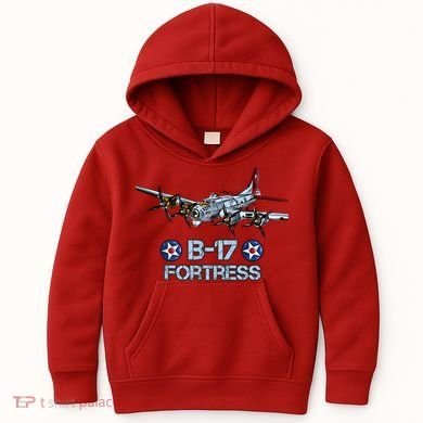 B17 Flying Fortress Bomber Kids Hoodie