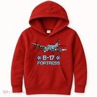 B17 Flying Fortress Bomber Kids Hoodie thumb 0