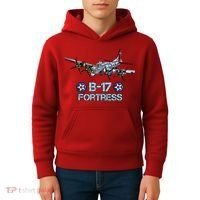 B17 Flying Fortress Bomber Kids Hoodie thumb 4