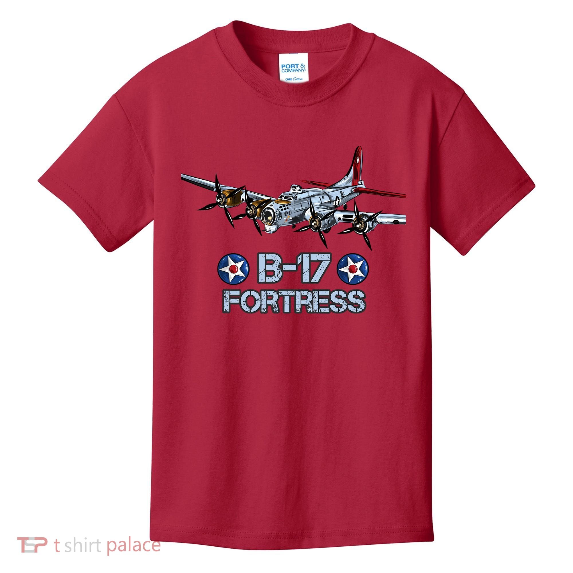 B17 Flying Fortress Bomber Kids T-Shirt