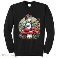 Banjo Froggy Fungi Serenade Cool Funny Frog Mystical Forest Sweatshirt thumb 0