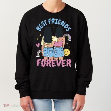 Best Friends Forever Retro Cute Gift Women's Sweatshirt