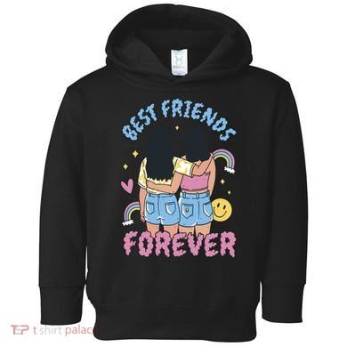Best Friends Forever Retro Cute Gift Toddler Hoodie