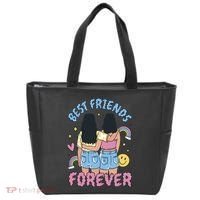 Best Friends Forever Retro Cute Gift Tote Bag thumb 0