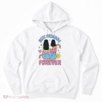 Best Friends Forever Retro Cute Gift Hoodie thumb 0