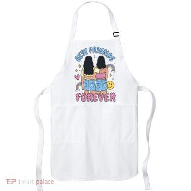Best Friends Forever Retro Cute Gift Apron