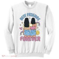 Best Friends Forever Retro Cute Gift Sweatshirt thumb 0