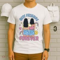 Best Friends Forever Retro Cute Gift T-Shirt thumb 6