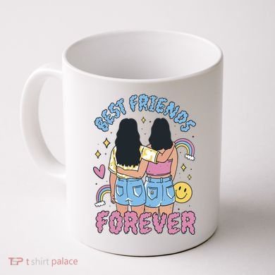 Best Friends Forever Retro Cute Gift Coffee Mug