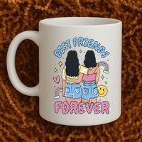 Best Friends Forever Retro Cute Gift Coffee Mug thumb 2