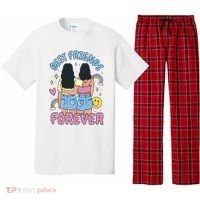 Best Friends Forever Retro Cute Gift Pajama Set thumb 0
