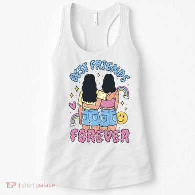 Best Friends Forever Retro Cute Gift Women's Tank Top