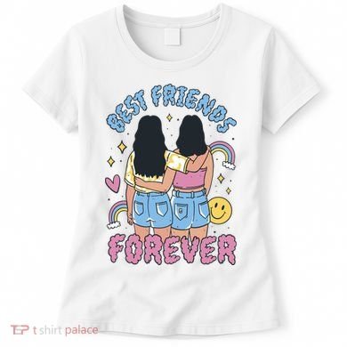Best Friends Forever Retro Cute Gift Women's T-Shirt