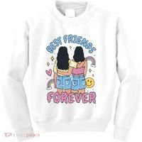 Best Friends Forever Retro Cute Gift Kids Sweatshirt thumb 0