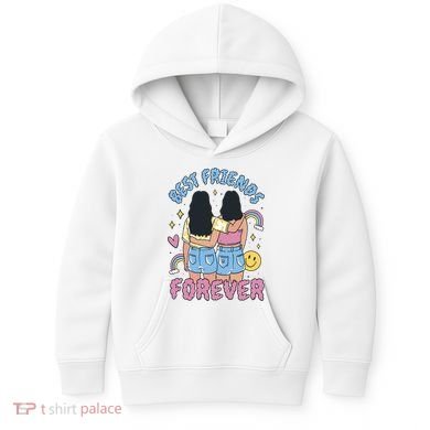 Best Friends Forever Retro Cute Gift Kids Hoodie