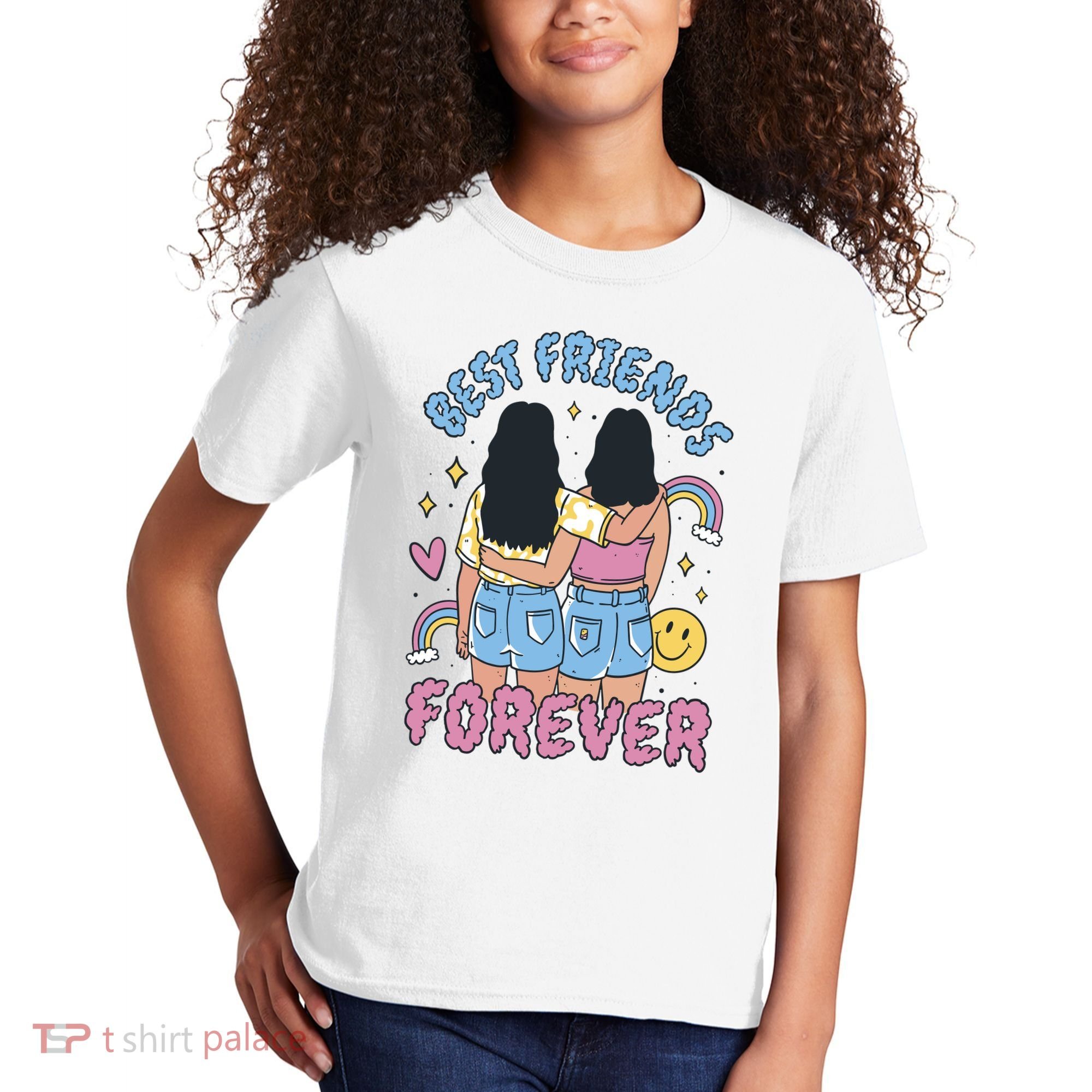 Best Friends Forever Retro Cute Gift Kids T-Shirt