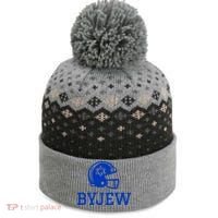 Byjew Funny Fan Merch The Baniff Cuffed Pom Beanie thumb 0