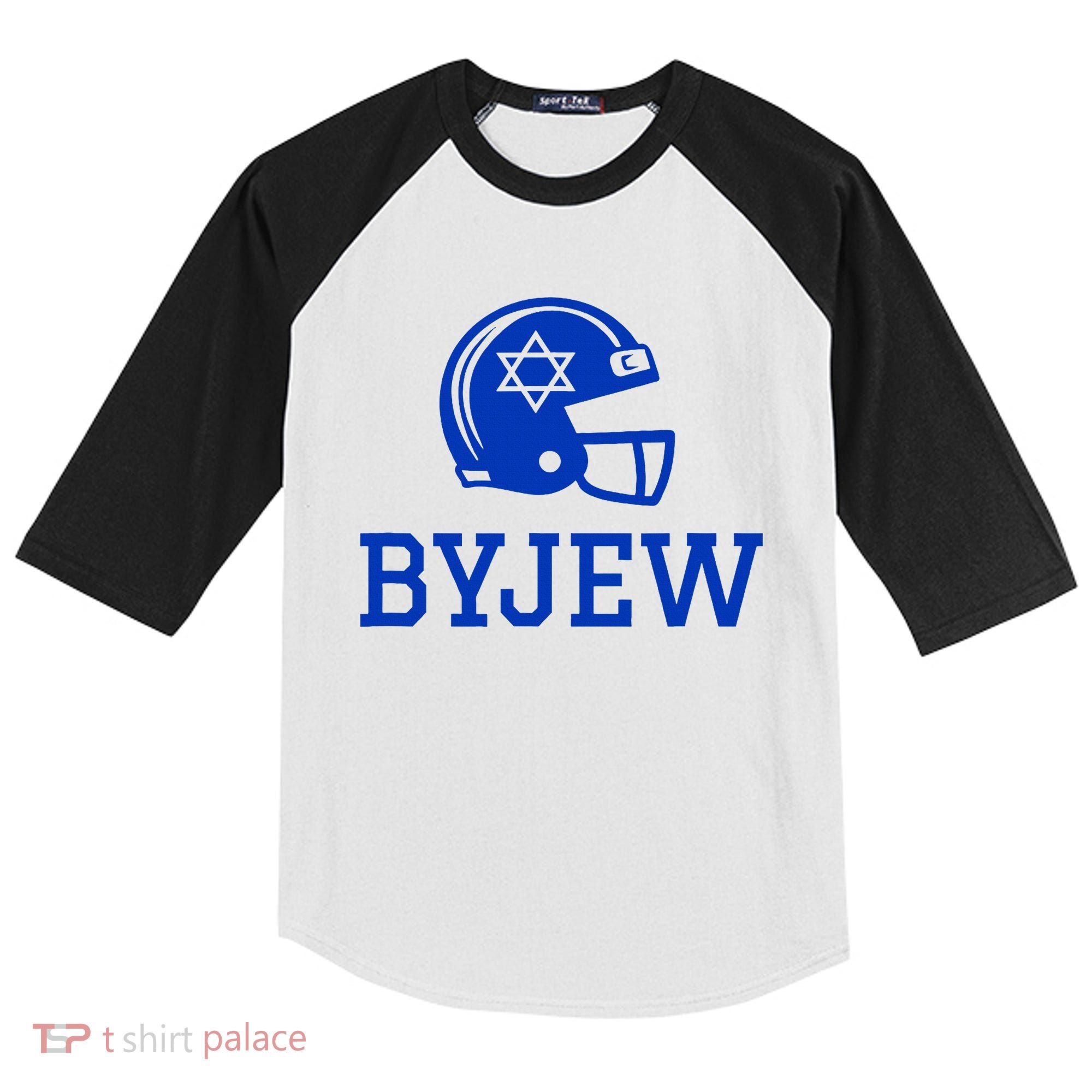 Byjew Funny Fan Merch Kids Colorblock Raglan Jersey