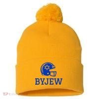 Byjew Funny Fan Merch Pom Pom 12in Knit Beanie thumb 0