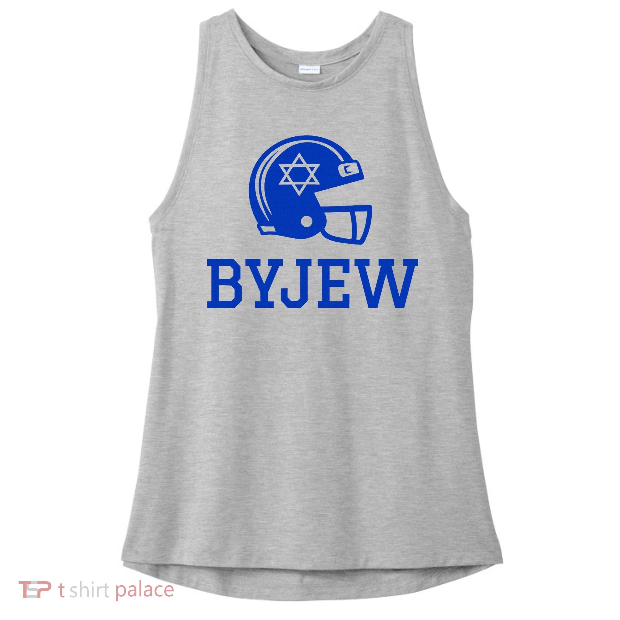 Byjew Funny Fan Merch Ladies PosiCharge Tri-Blend Wicking Tank