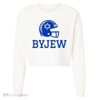 Byjew Funny Fan Merch Cropped Pullover Crew thumb 0