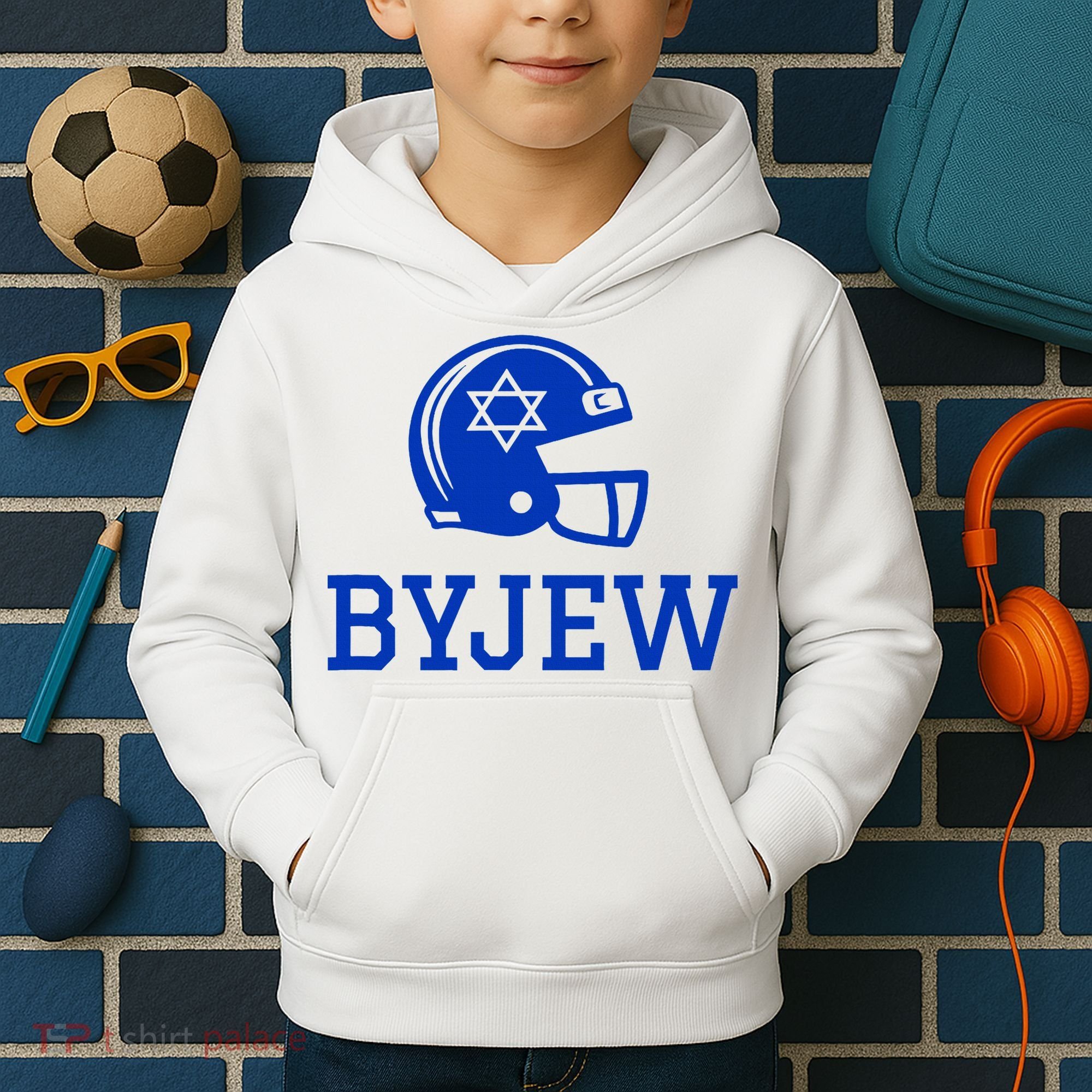 Byjew Funny Fan Merch Kids Hoodie