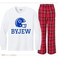 Byjew Funny Fan Merch Kids Long Sleeve Plaid Pajama Set thumb 0