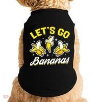 Banana Fruit Funny Lets Go Bananas Gift Doggie Tank thumb 0