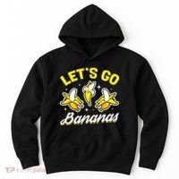 Banana Fruit Funny Lets Go Bananas Gift Hoodie thumb 0