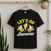 Banana Fruit Funny Lets Go Bananas Gift T-Shirt thumb 2