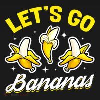 Banana Fruit Funny Lets Go Bananas Gift Women's Hoodie thumb 2