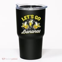Banana Fruit Funny Lets Go Bananas Gift Tumbler thumb 0