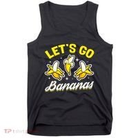 Banana Fruit Funny Lets Go Bananas Gift Tank Top thumb 0
