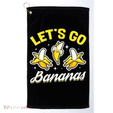 Banana Fruit Funny Lets Go Bananas Gift Golf Towel