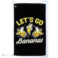 Banana Fruit Funny Lets Go Bananas Gift Golf Towel thumb 0