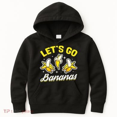 Banana Fruit Funny Lets Go Bananas Gift Kids Hoodie